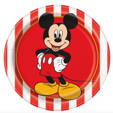 Disney Mickey Mouse Round 7 Dessert Plates 8ct"