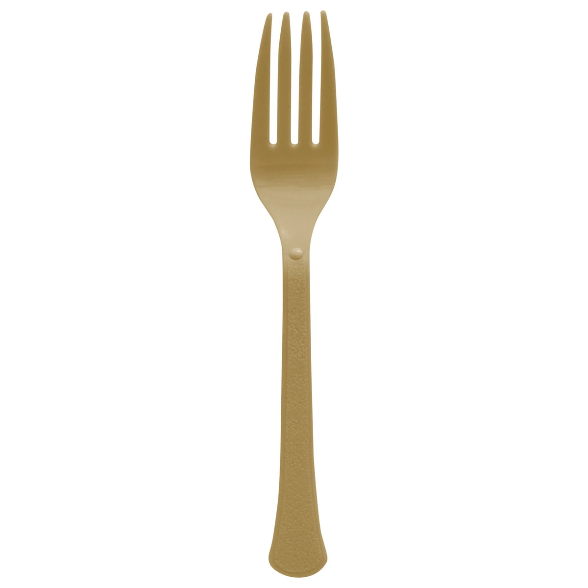 Gold Forks 50-Count Heavyweight Plastic Forks
