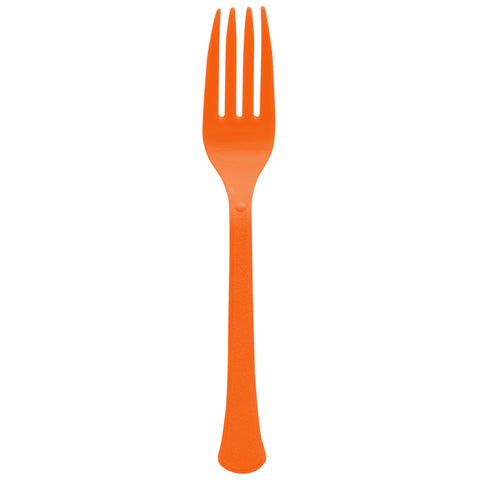 Orange Peel Forks -50 Count Heavyweight PP( Polypropylene) Plastic Forks