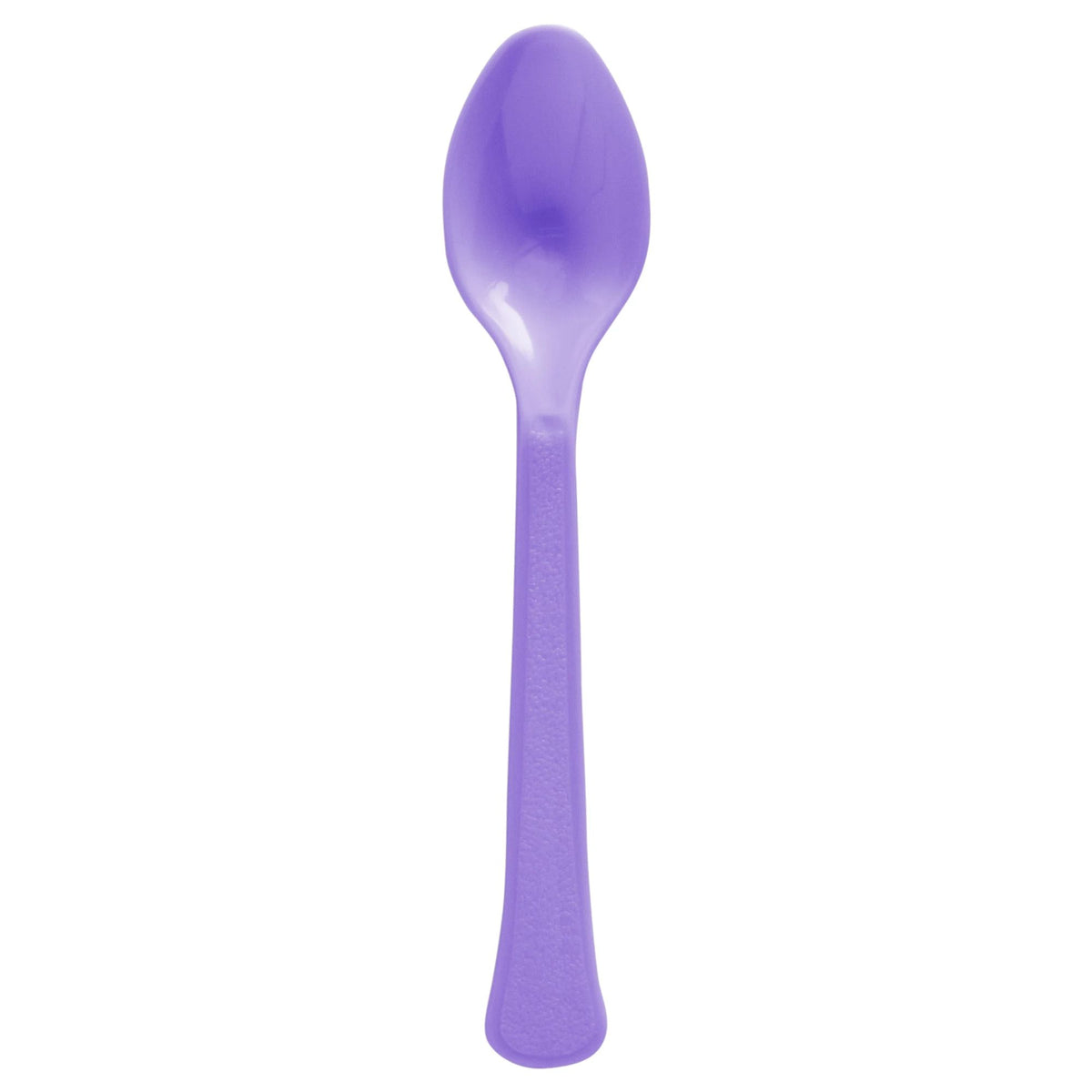 Purple Spoons - 50 Count Heavyweight Plastic Spoons