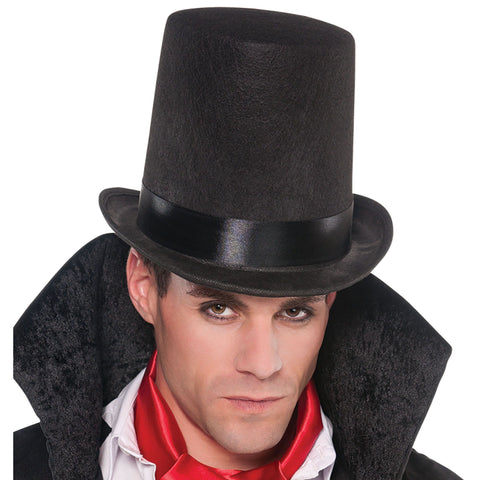 Stove Pipe Felt Top Hat Adult Size