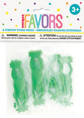 Stretchy Frog Slingshot Shooter Favors 8ct
