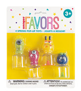 Cute Monsters Spring Pop Up Toy Party Favors 4 per package
