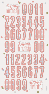 Birthday Glitz Rose Gold Balloon Weight Centerpiece