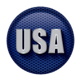 USA Button Manahawkin, NJ Party Fair patriotic 2 inch pin accessory