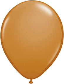 Mocha Brown 11 inch Qualatex Professional Quality Latex Balloon Helium Inflated