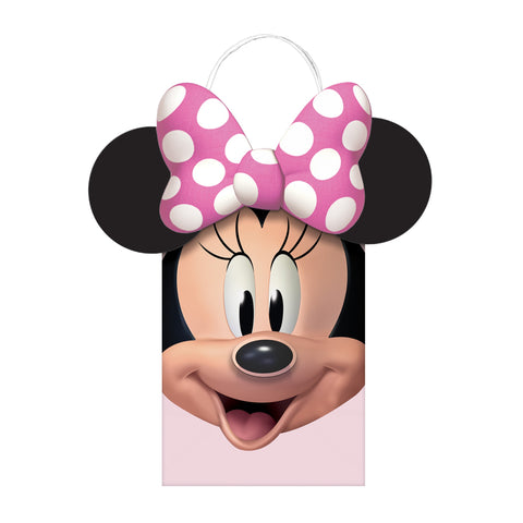 Minnie Mouse Forever Create Your Own Favor Bag  8 pack Paper Kraft Bag with decorating accessories 8 1/2" x 5 1/4" x 3 1/4"