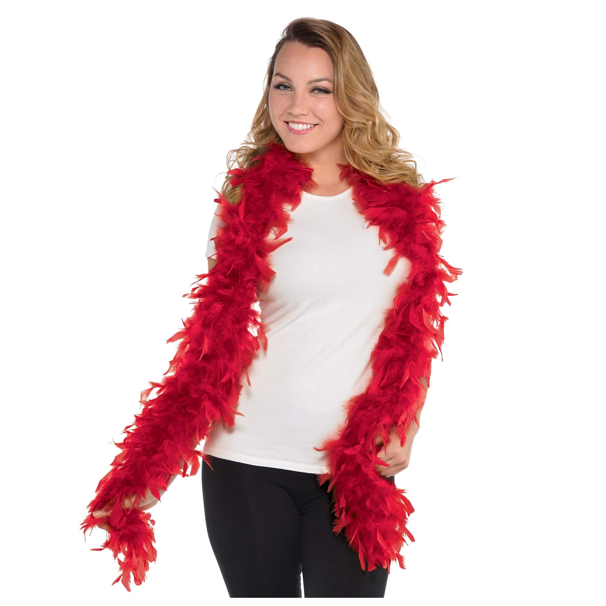 Feather Boa Red 72, For Party