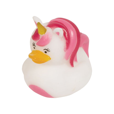 Unicorn Rubber Duck 2 1/2" x 2 1/2  Package of 18