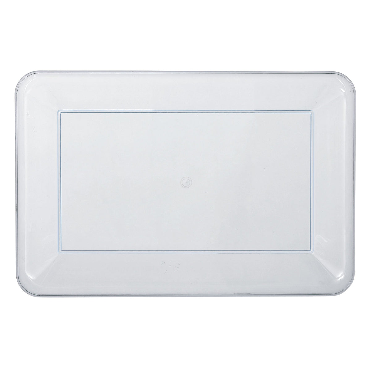 Clear 9 1/5" x 14 1/5" Serving Tray