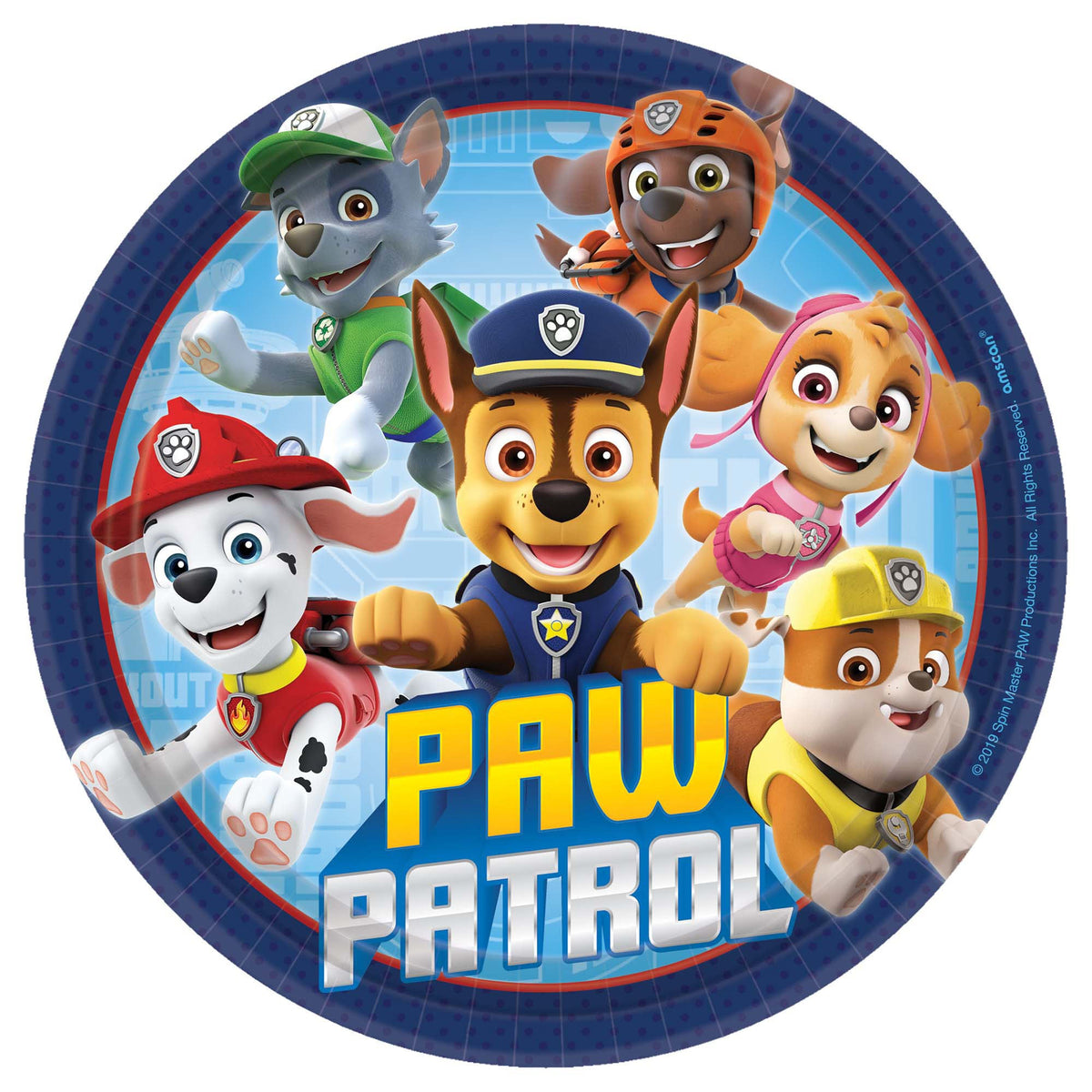 Paw Patrol™ Adventures Round 7"  Plates Package of 8