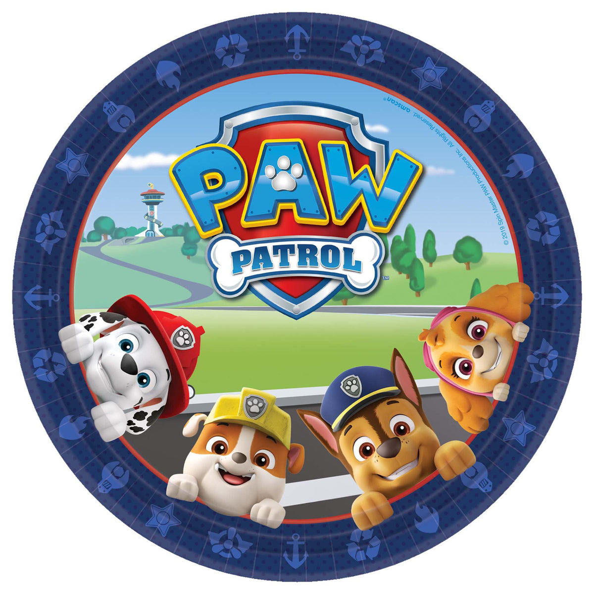 Paw Patrol™ Adventures Round Plates, 9"  Package of 8