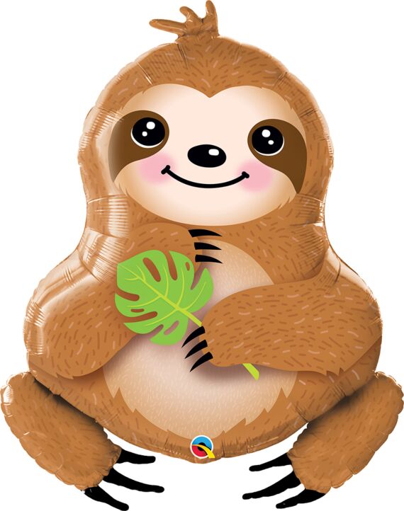 Sweet Sloth 39" Mylar Balloon