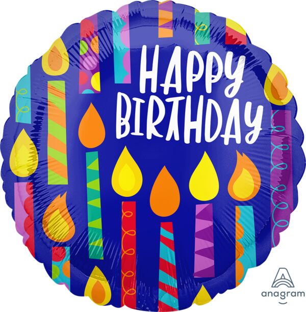 Jumbo Happy Birthday 28 inch  Helium Inflated Balloon
