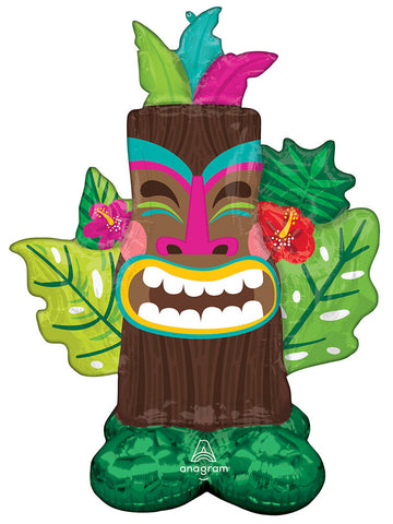 Tiki 53” Airloonz Mylar Balloon – Air-Filled Party Decor