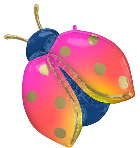 Colorful Ladybug 33" Mylar Balloon