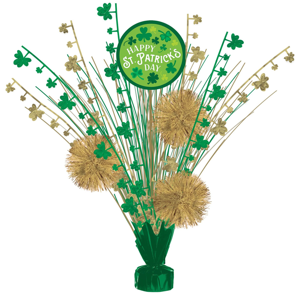 St. Patrick's day Tinsel Burst 18" centerpiece