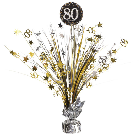 Sparkling Celebration 80th Spray Centerpiece