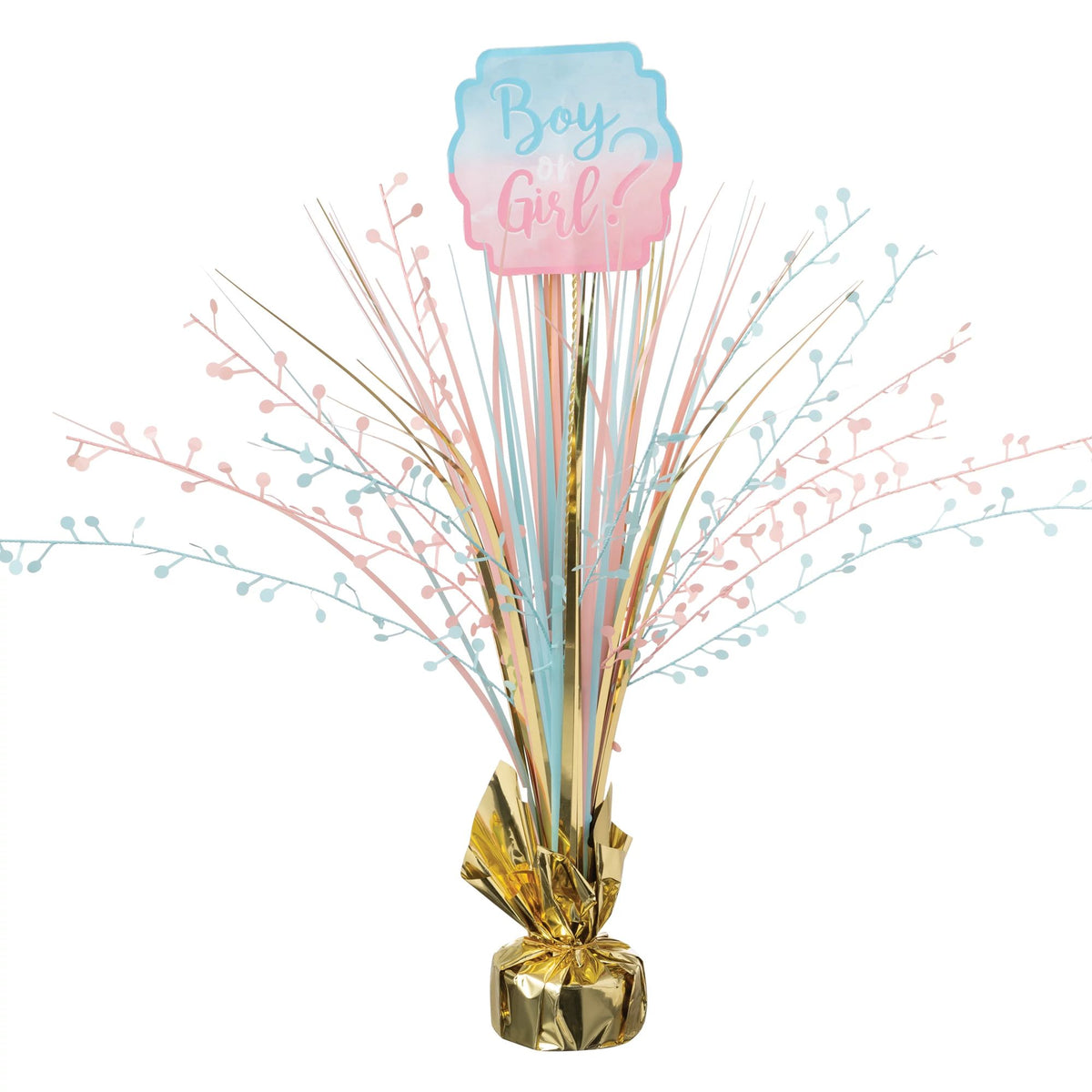 The Big Reveal Gender Reveal Centerpiece