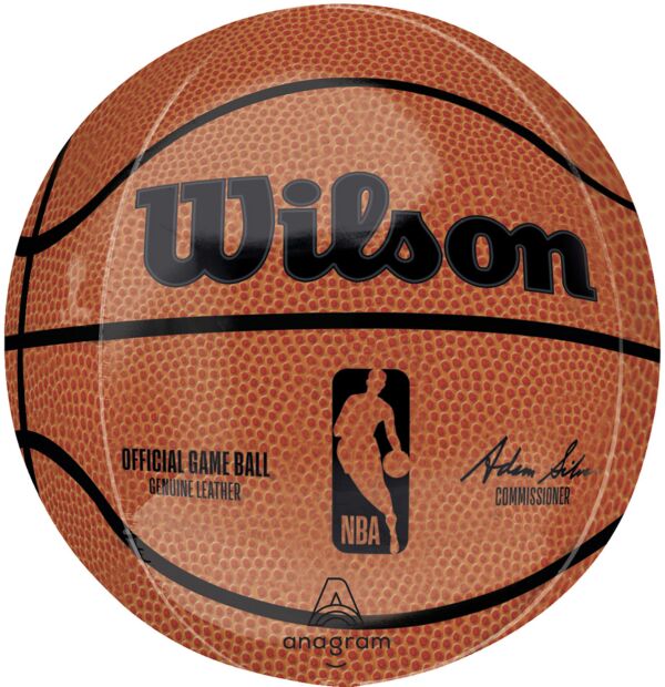 Basketball  Orbz mylar Balloon