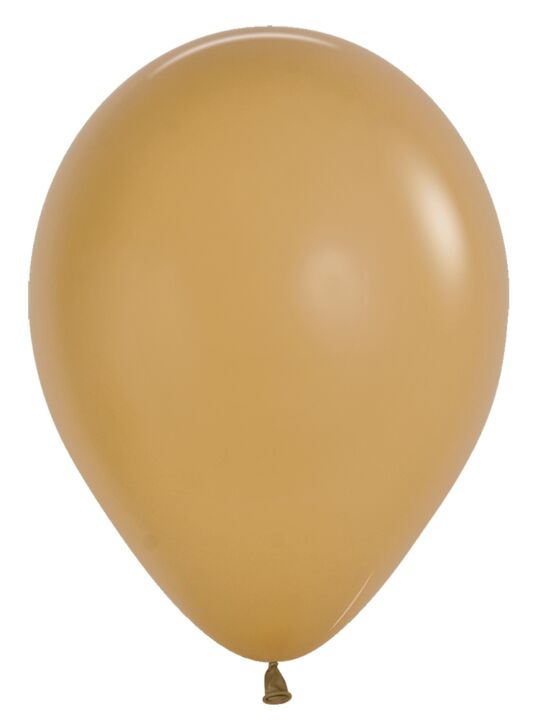 Deluxe Latte 11 inch Sempertex Professional Quality Latex Balloon Helium Inflated