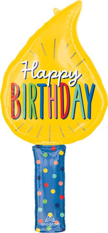 Birthday Candles 39" Mylar Balloon