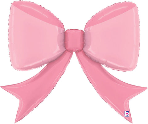 Pretty Pink Bow 41 Balloon in Manahawkin, NJ at Party Fair, featuring an oversized pink bow design for a stylish celebration display.