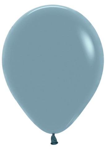 Pastel Dusk Blue 11 inch Sempertex  Profesional Quality Latex Balloon 100 count package