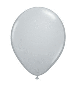 Gray 11 inch Qualatex Profesional Quality Latex Balloon 100 count package