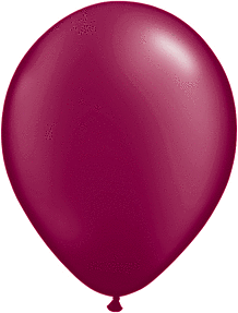 Pearl Burgundy 11 inch Qualatex Profesional Quality Latex Balloon 100 count package