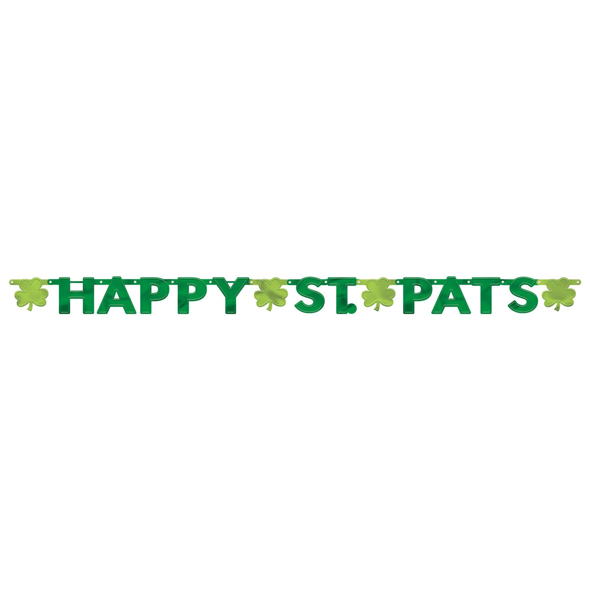 "Happy St. Pats" St. Patricks Day 8ft Letter Banner