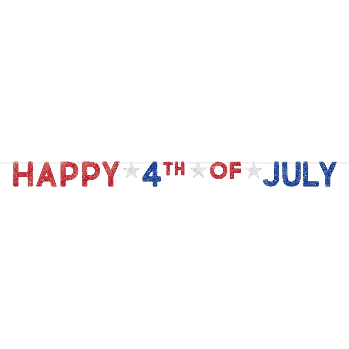 Patriotic Happy 4th of July Banner