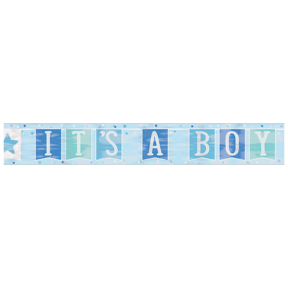 It’s A Boy Foil Banner