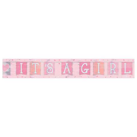 It’s A Girl Foil Banner