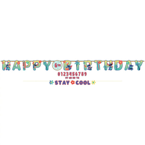 Disney Stitch Jumbo Letter Banner Kit