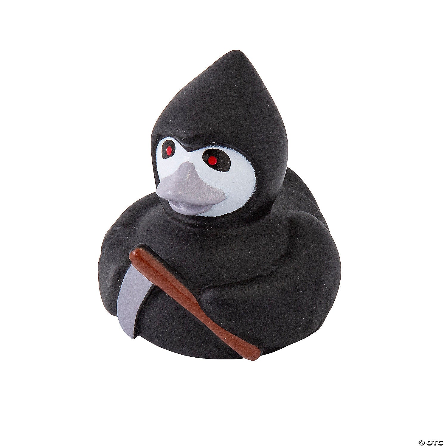 Halloween Reaper Rubber Ducks in Black Cloak Material: Vinyl. Size: 2 1/4”