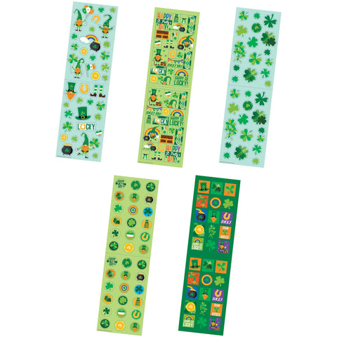 St. Pat's Value Pack Stickers Package contains 10 sticker sheets