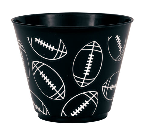 Game Ready Football 9oz Plastic Cups  8ct