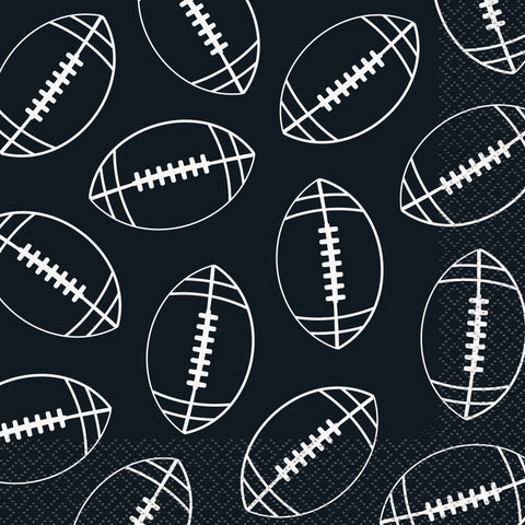 Game Ready Football Luncheon Napkins  16ct