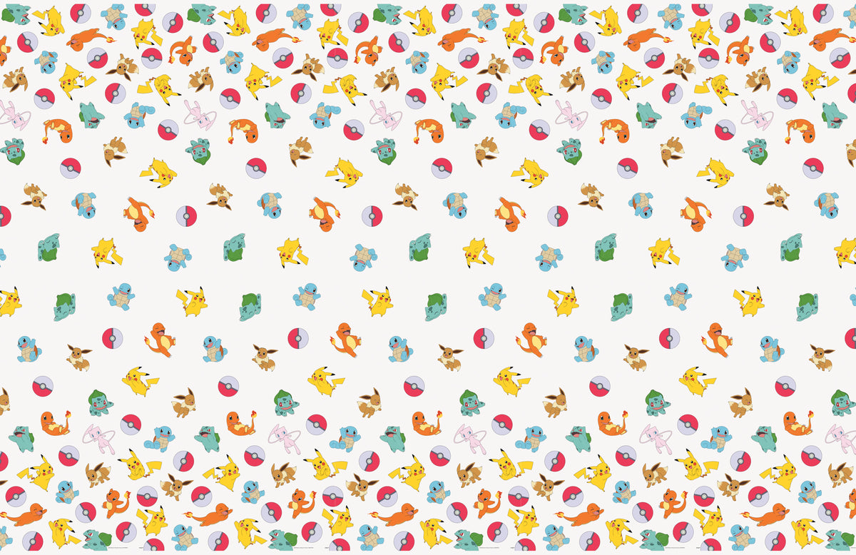 Pokémon Plastic Table Cover – 54" x 84" | Rectangular Disposable Tablecloth for Kids' Birthday Parties & Pokémon-Themed Celebrations