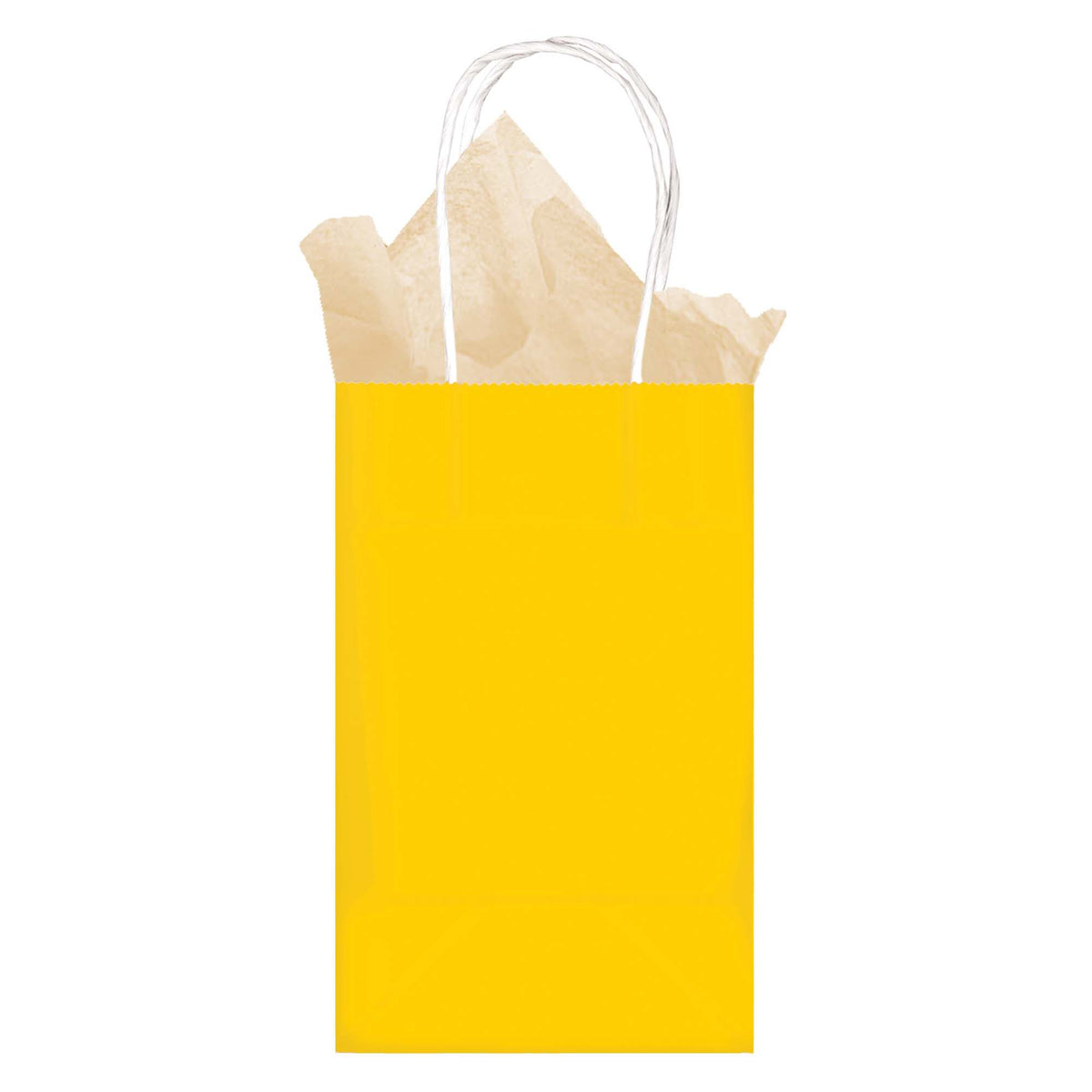 Yellow Cub Sized Kraft Bags  8 1/2" H x 5 1/4" W x 3 1/2" D (Copy)