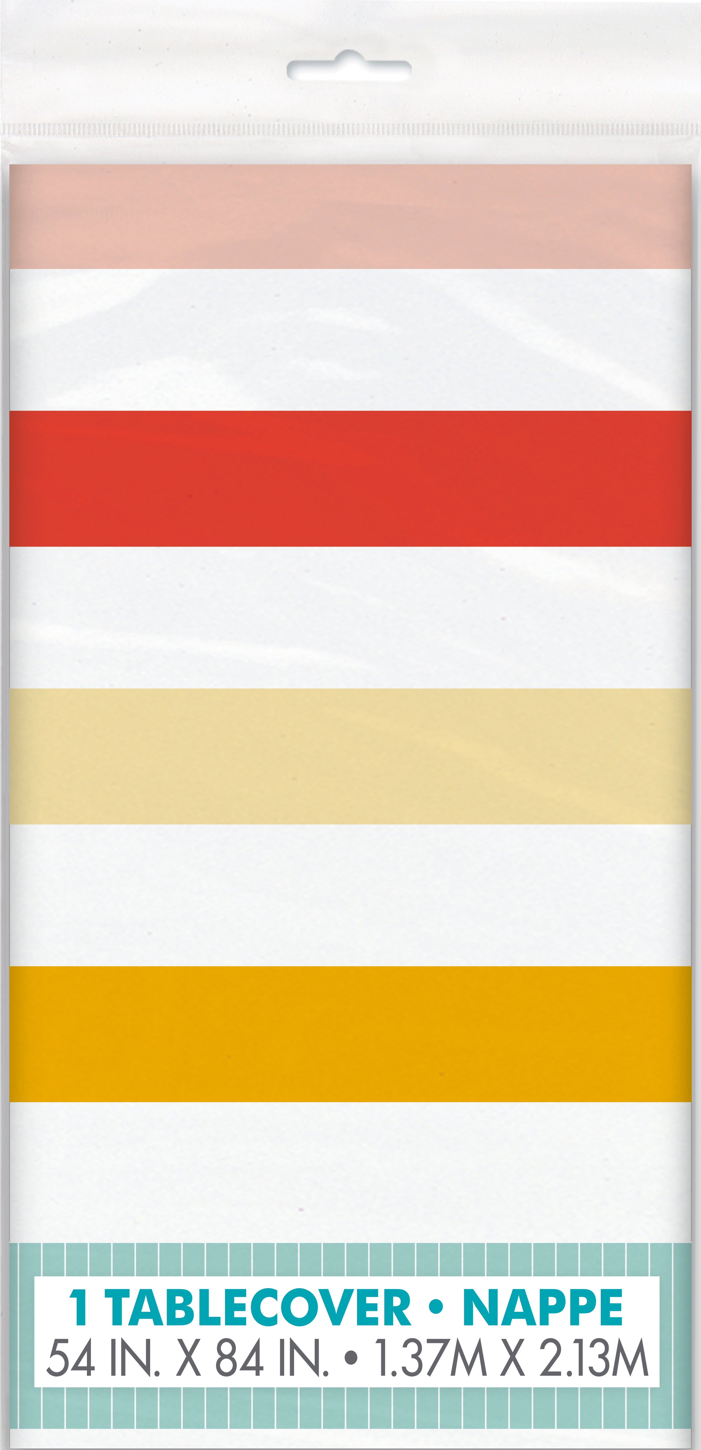 Poolside Summer Rectangular Plastic Table Cover  54 " x 84"