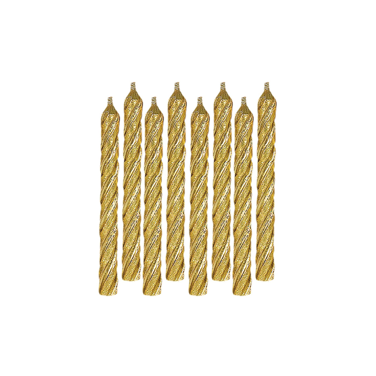 Metallic Gold Birthday Candles