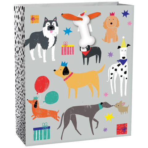 Large Gift Bag - Dog Party