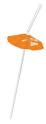 Luau Umbrella Straws  6ct