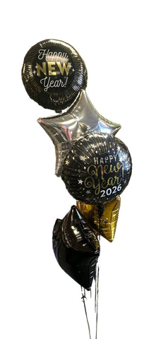 New Years Eve 2026 Balloon Bouquet