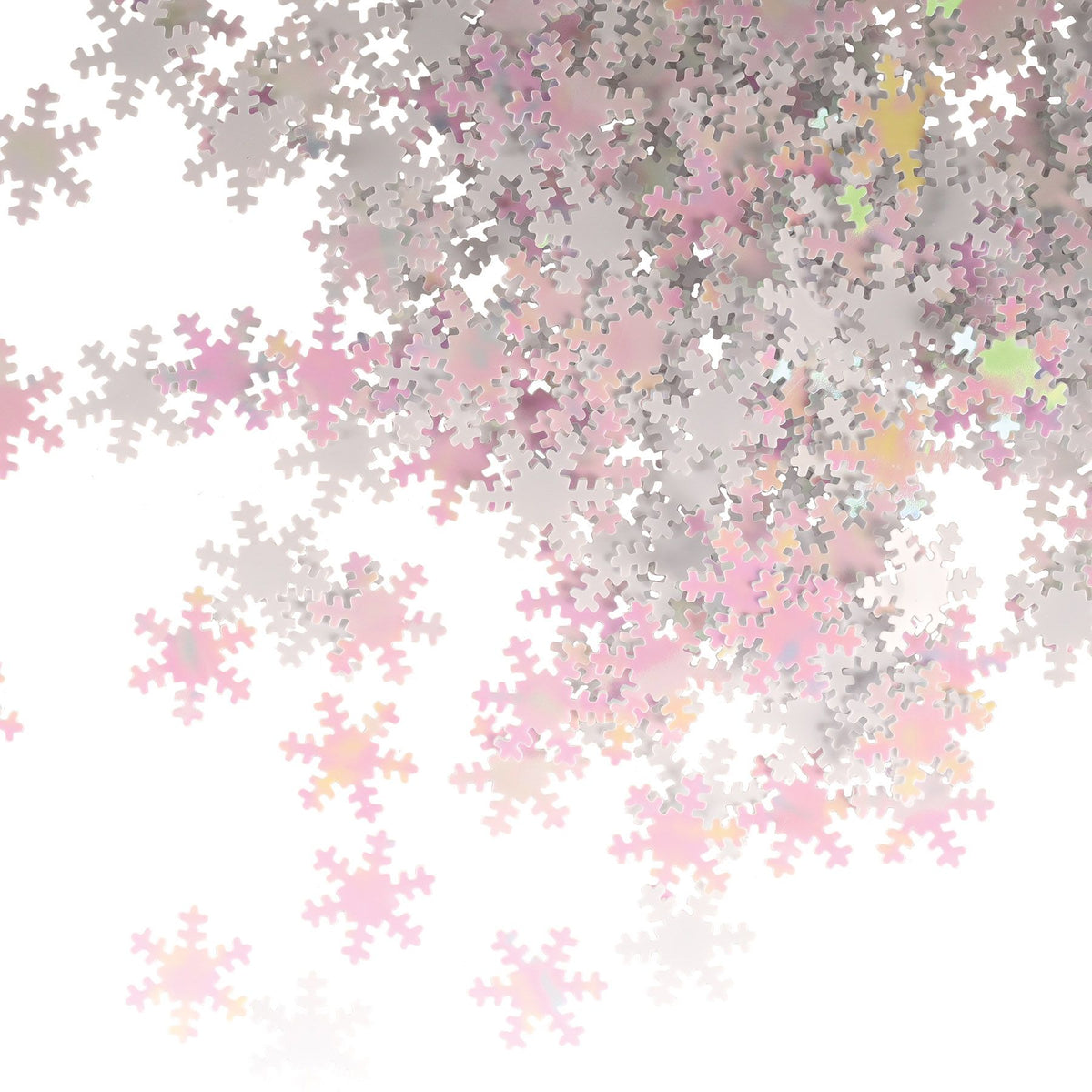 Fanci-Fetti Opalescent Snowflake Confetti – 1 oz Christmas & Winter Decorations