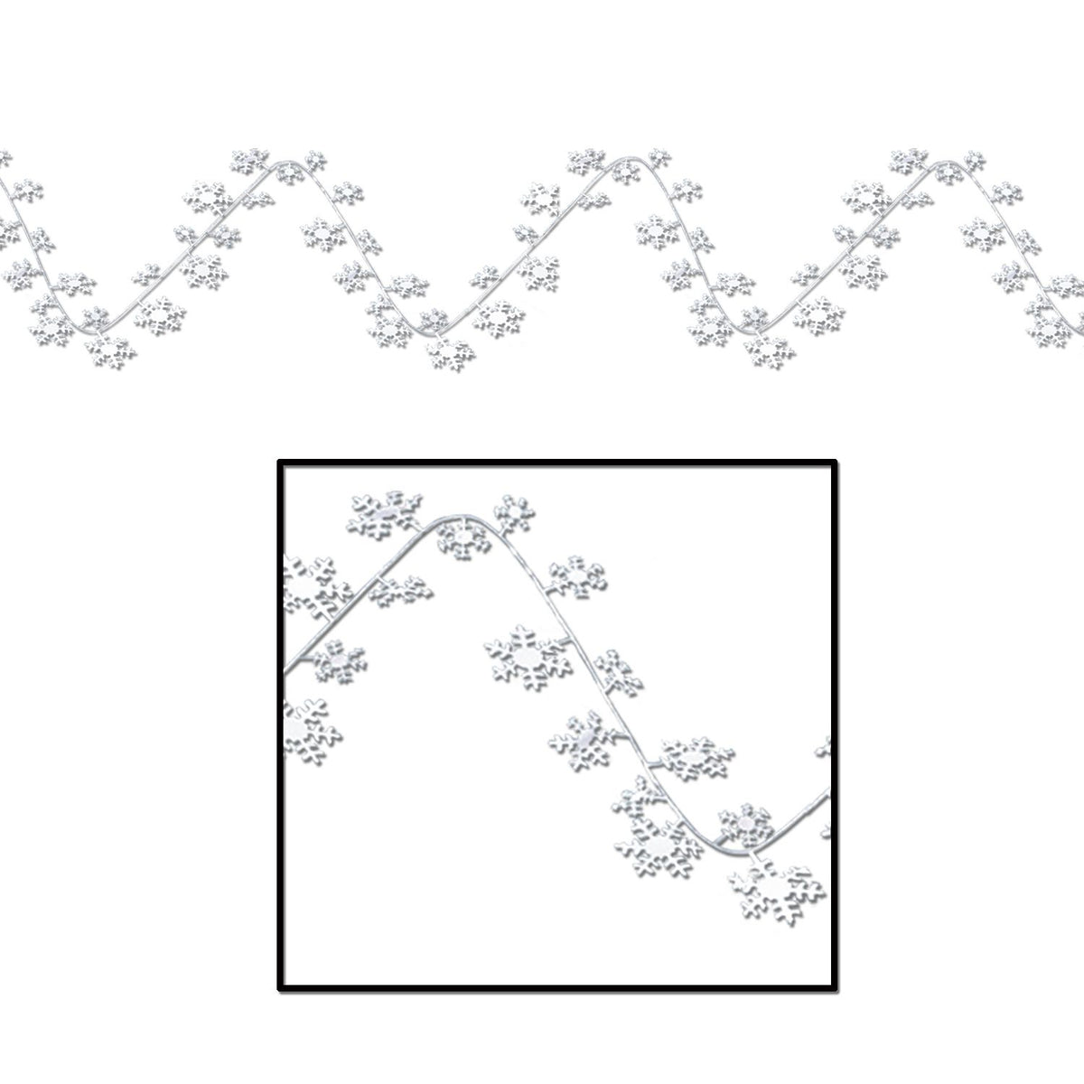 Snowflake Garland – Gleam ‘N Flex Winter Party & Christmas Décor