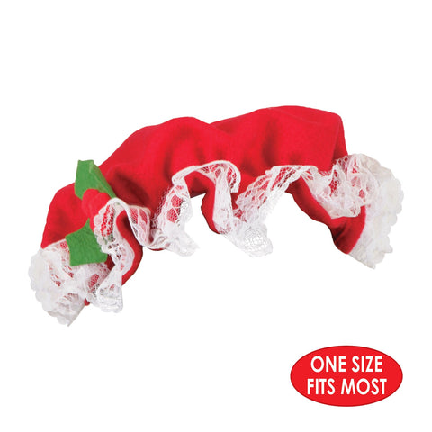 Christmas Mrs. Claus Hat – One Size Fits Most, Holiday Party Accessory
