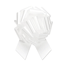 White  8" Pull Bow